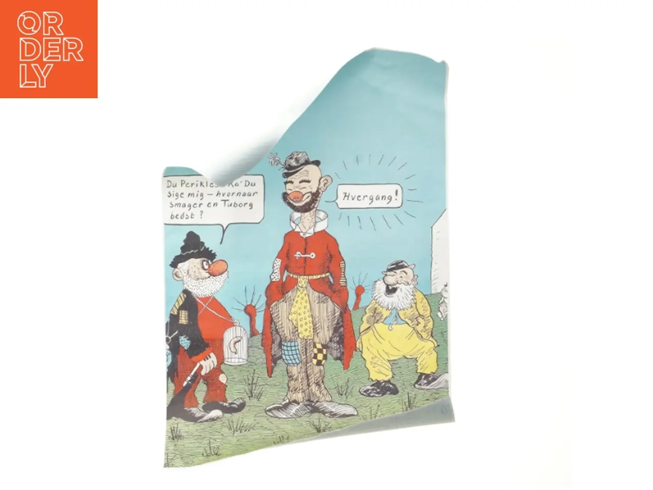 Billede 1 - Tegneserie plakat (str. 45x30 cm) (Bog)