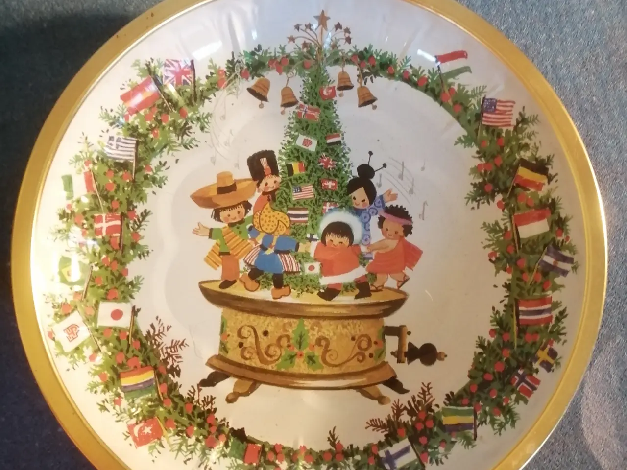 Billede 1 - Smuk West Germany Slik Tallerken
