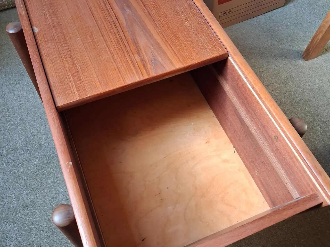 Billede 3 - Vintage/retro sybord i teak træ