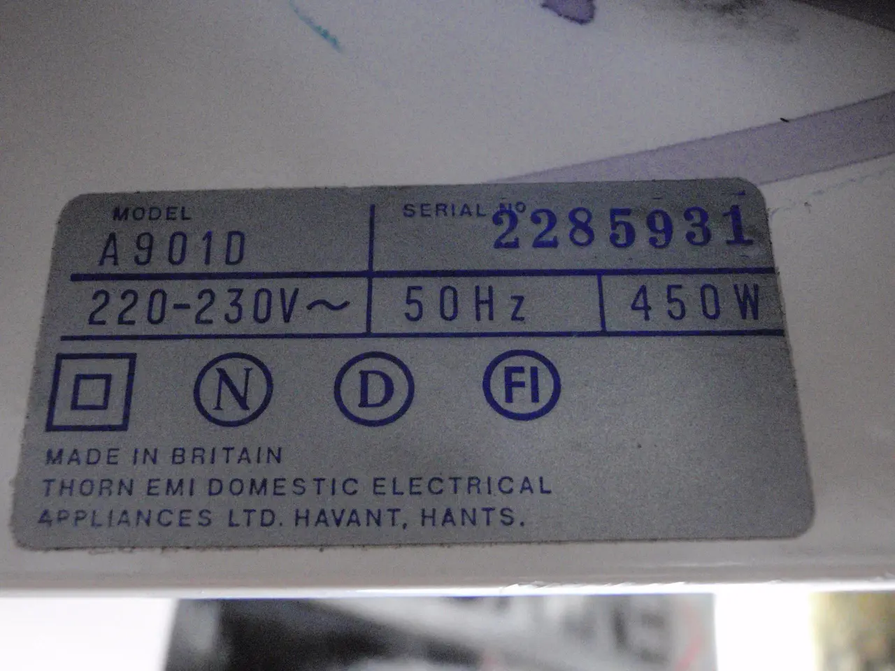 Billede 3 - Defekt Kenwood A901D røremaskine.