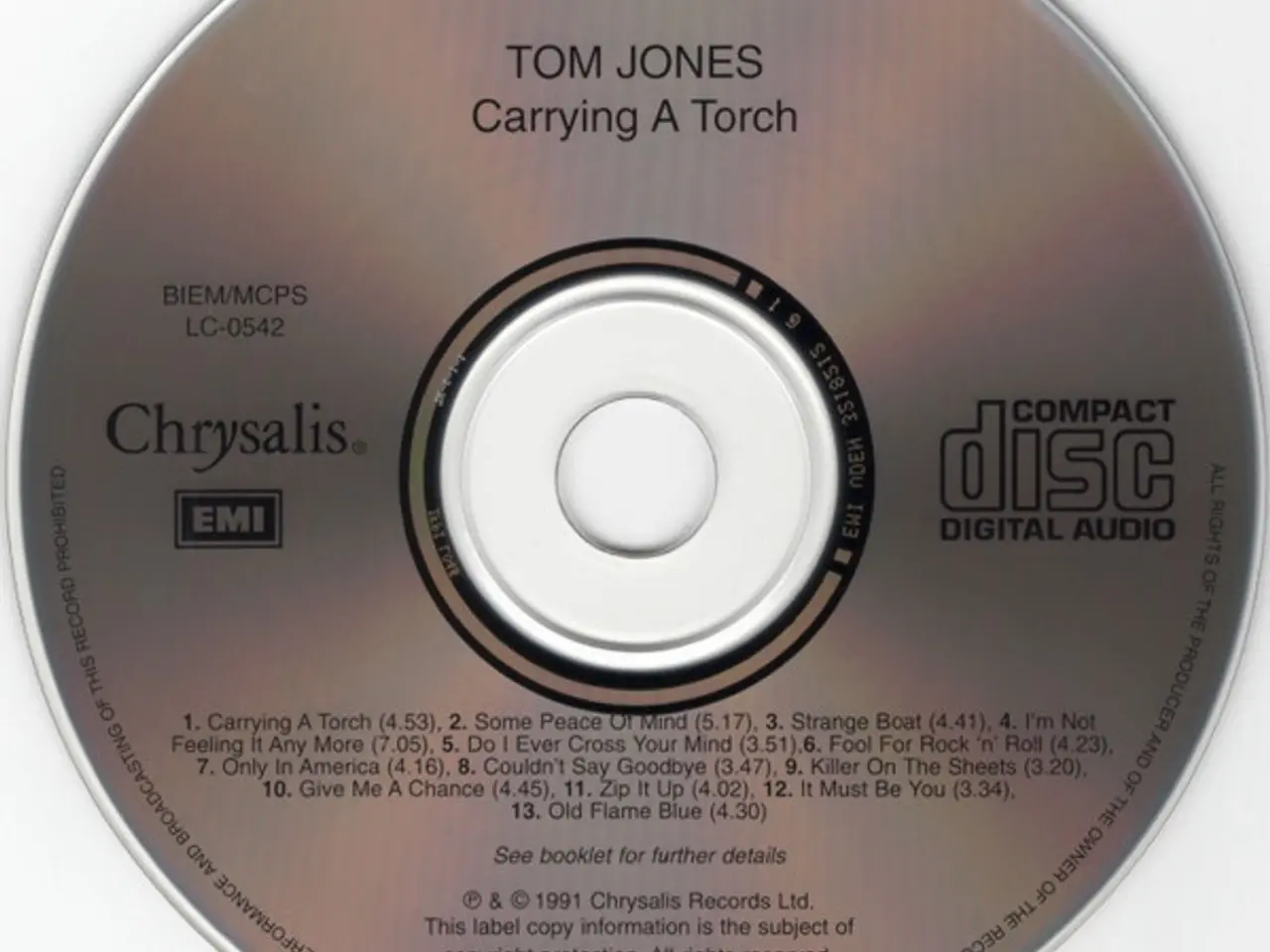 Billede 3 - Tom Jones – Carrying A Torch – CD