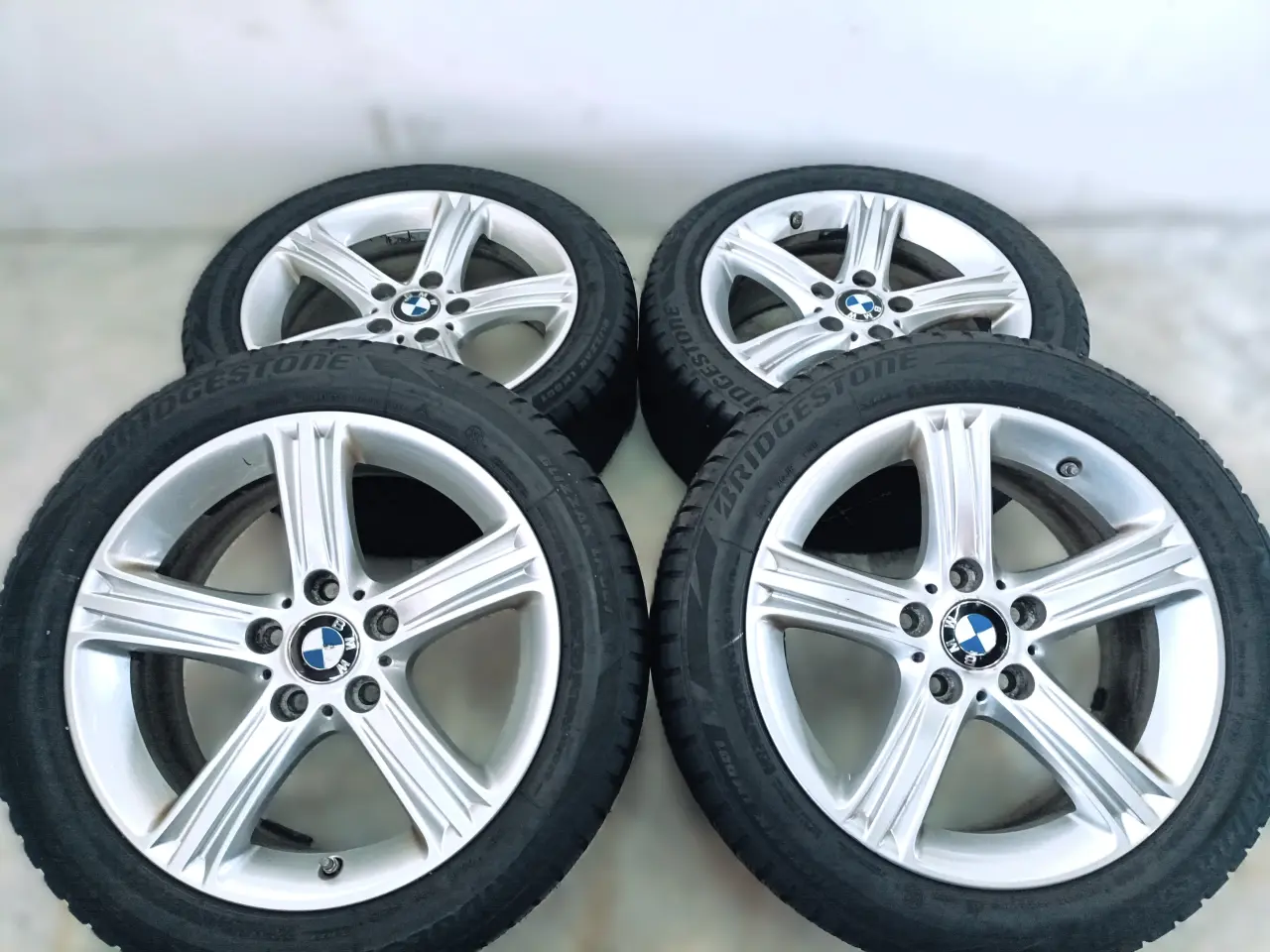 Billede 3 - 5x120 17" ET37 nav 72,6ø BMW vintersæt inkl.TPMS