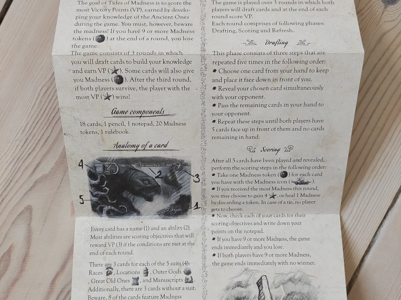 Billede 4 - Tides of Madness – Taktisk Cthulhu-kortspil