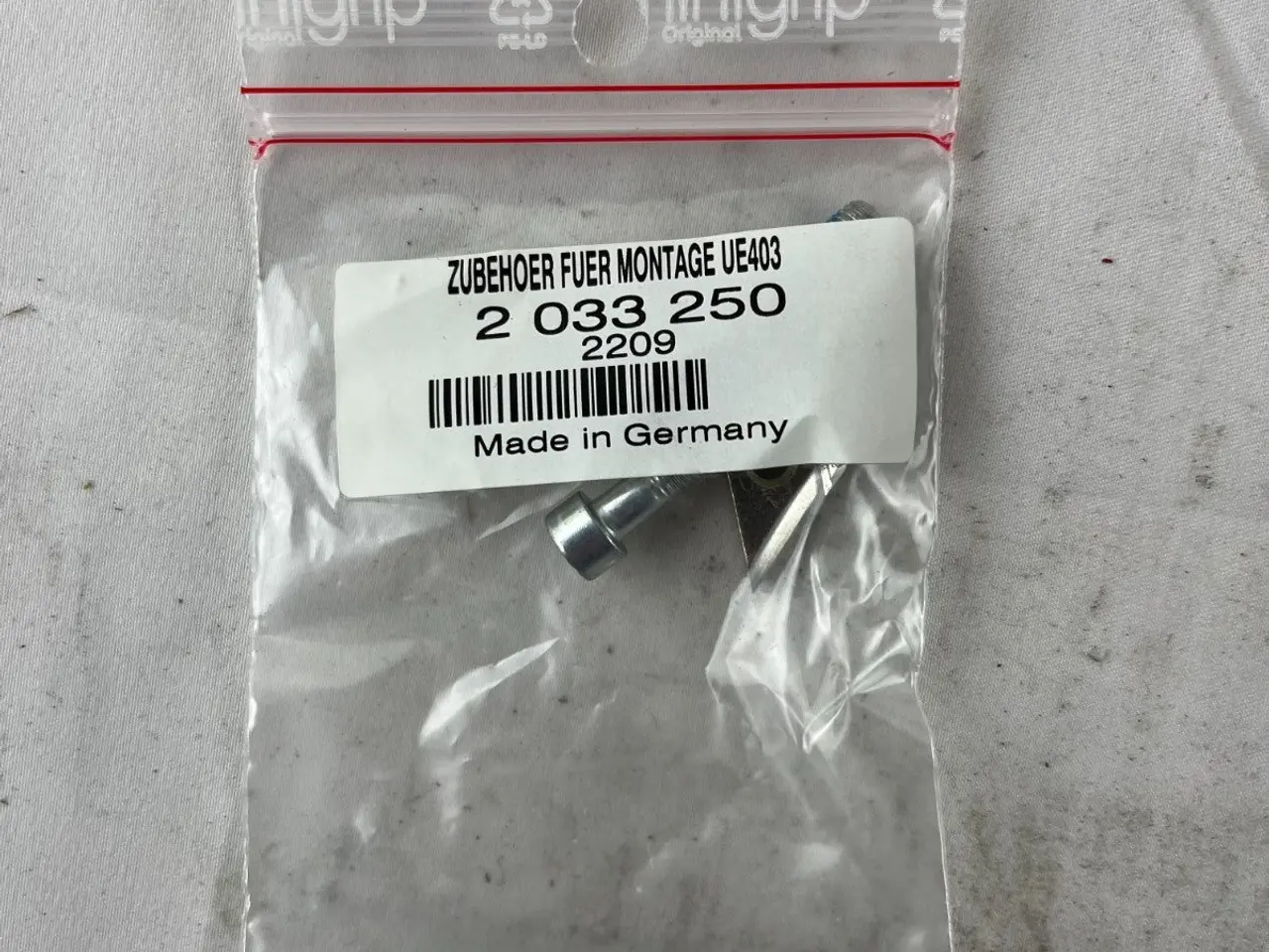 Billede 2 - SICK 2033250 UE403 Mounting Kit Sliding Nuts M4000