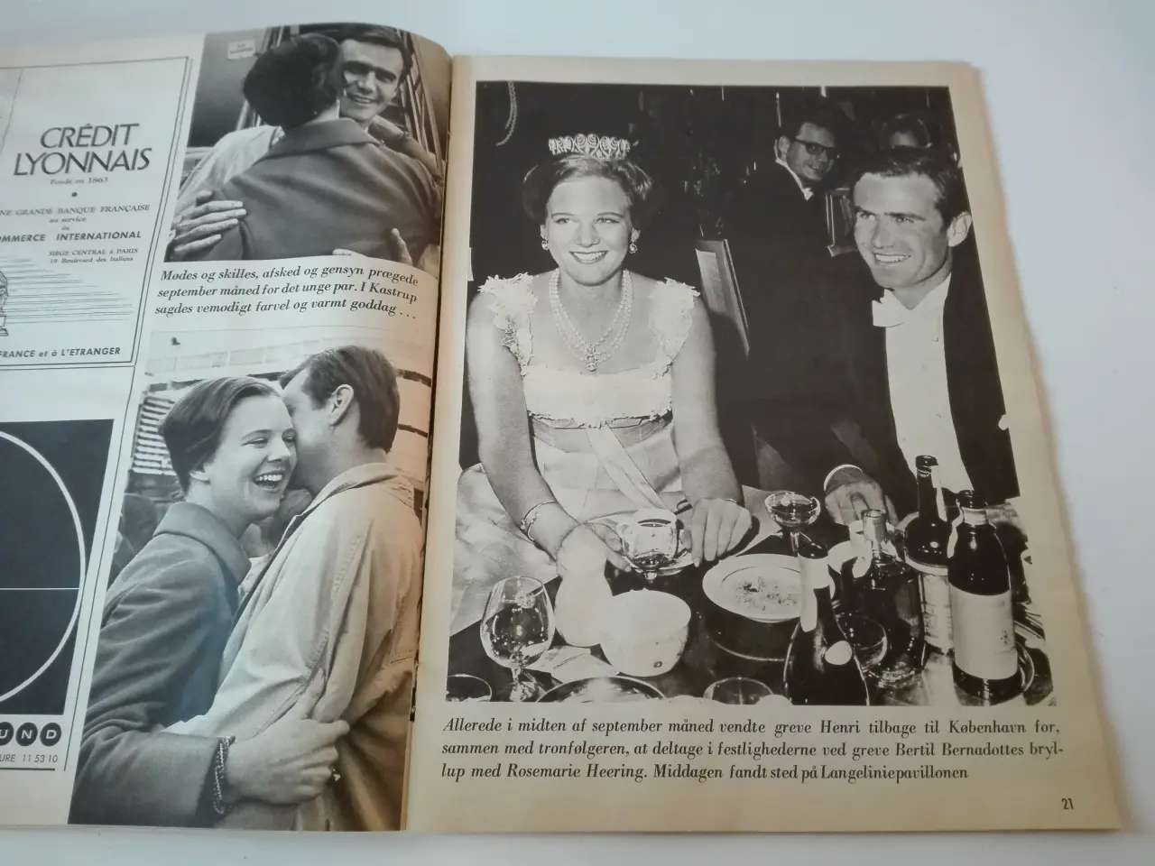 Billede 5 - Kongen Frederik den niende og Margrethe