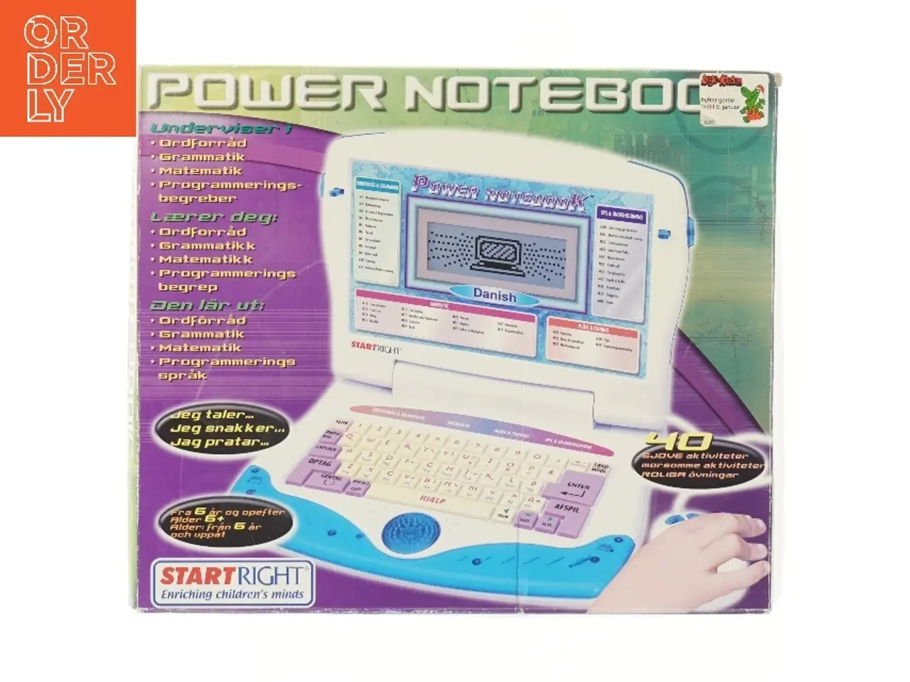 Billede 1 - Power Notebook legetøjscomputer fra Startright (str. 28x19,5 cm)