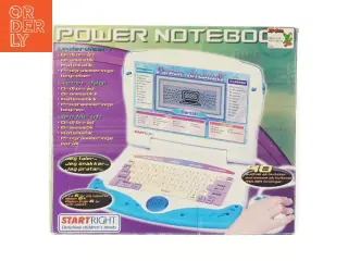 Power Notebook legetøjscomputer fra Startright (str. 28x19,5 cm)