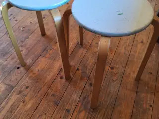 Skamler træ 2 stk