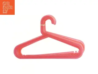 Pink plastikbøjler til børnetøj, 11 stk fra IKEA (34,5x21,5 cm)
