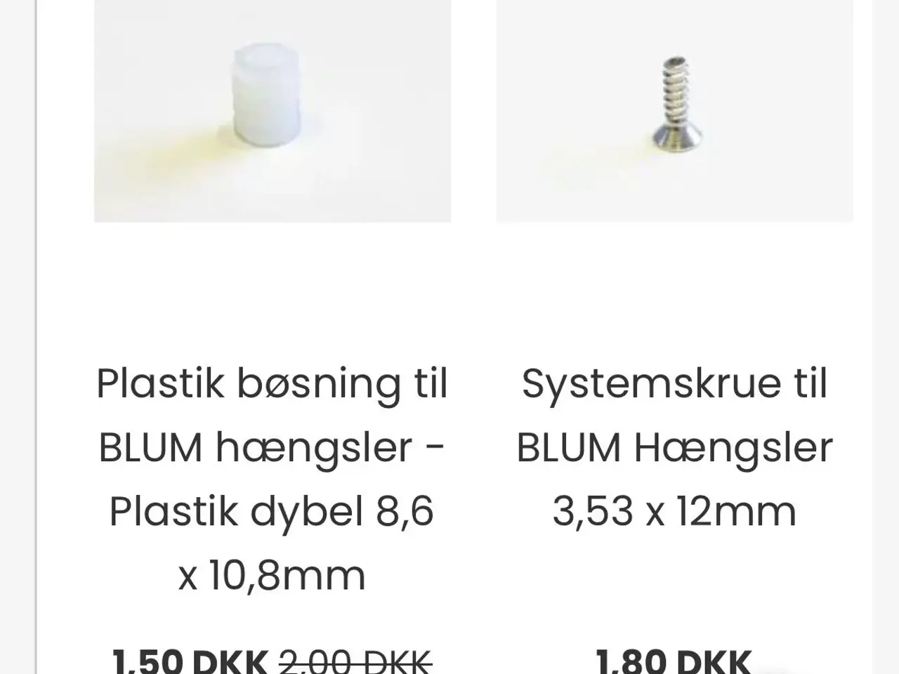 Billede 5 - Hængsler Recycling 5 stk