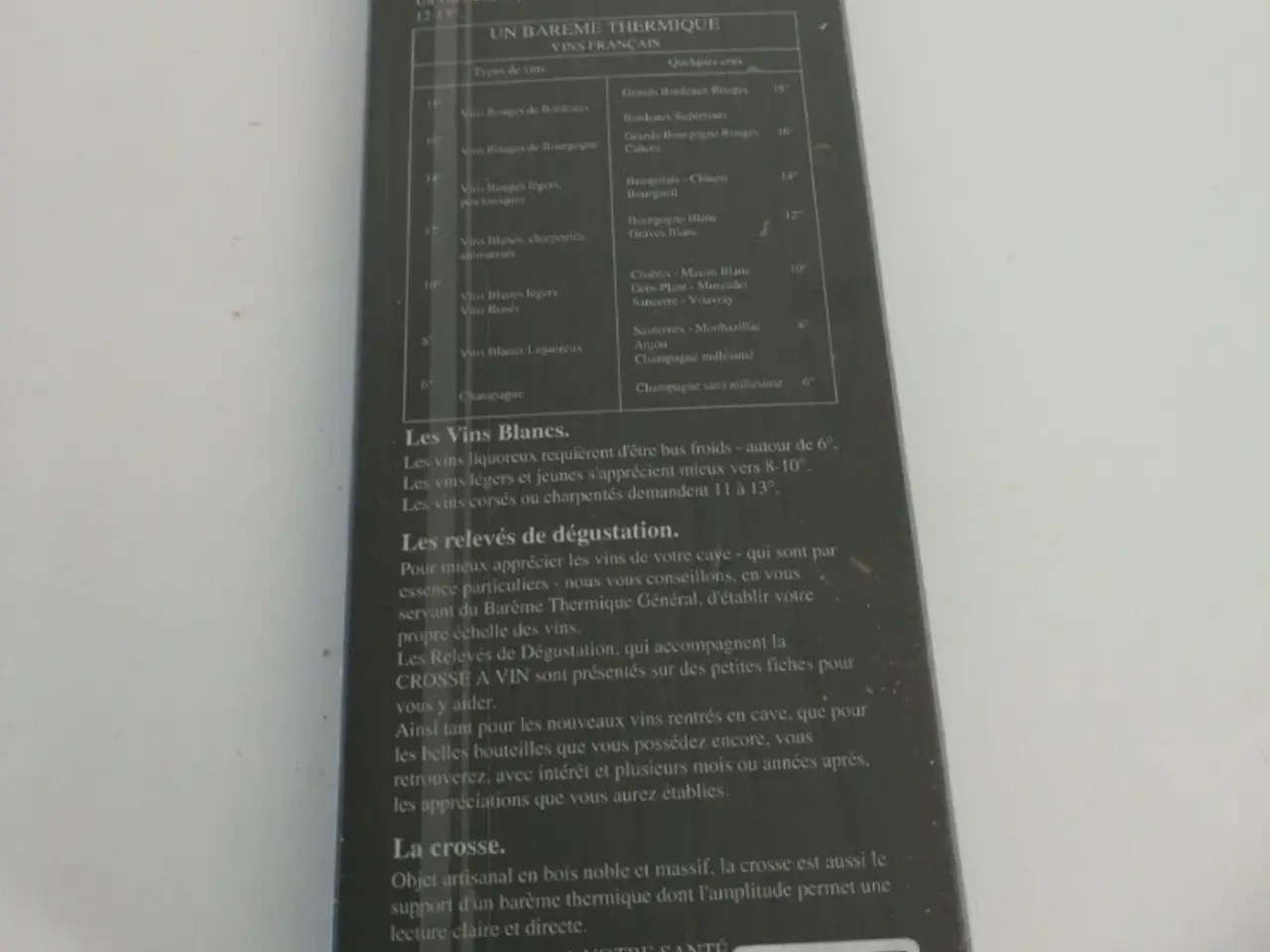 Billede 3 - Vintermometer, L'Atelier du Vin