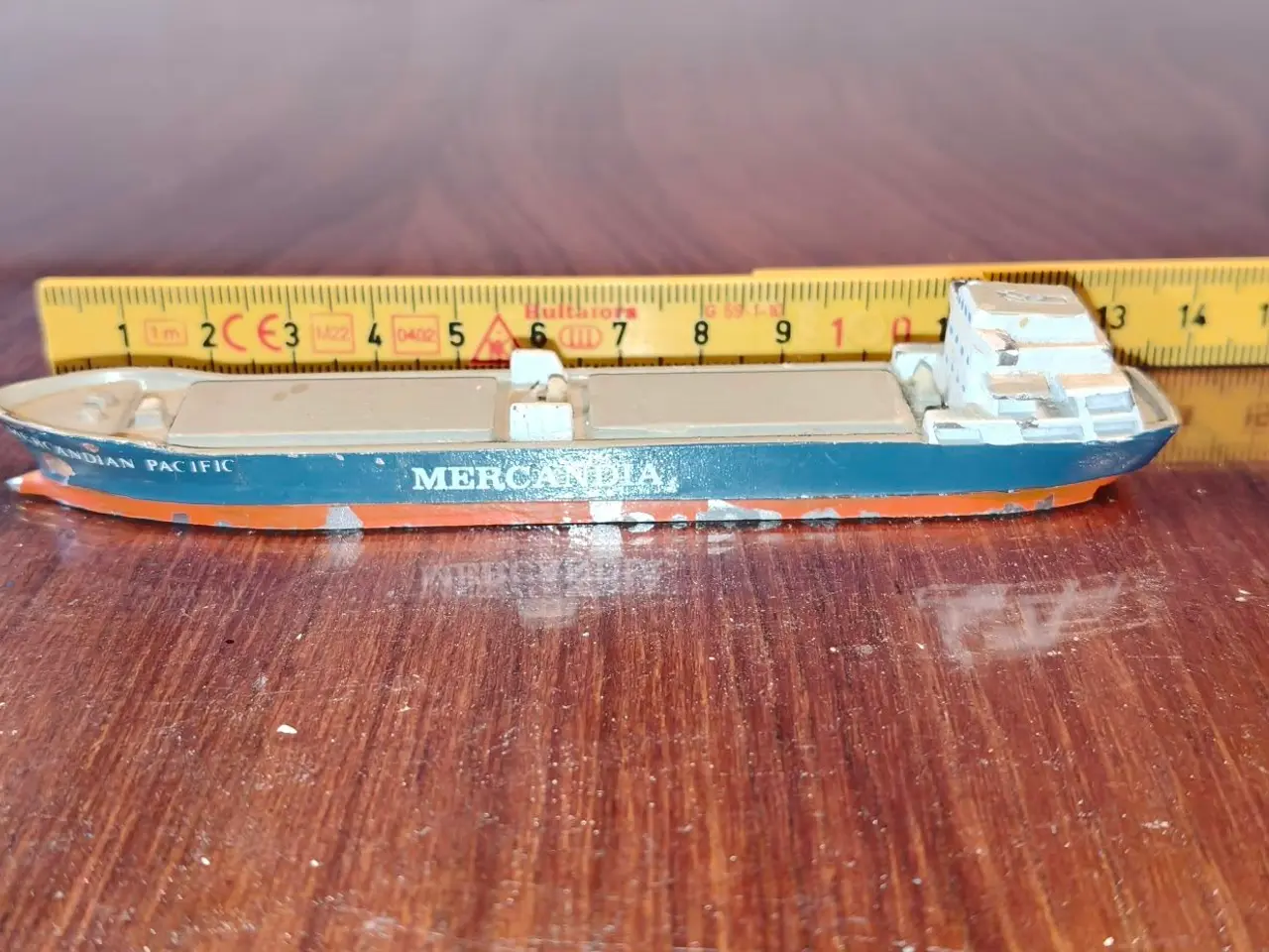 Billede 5 - super fin lille model af mercandian skib