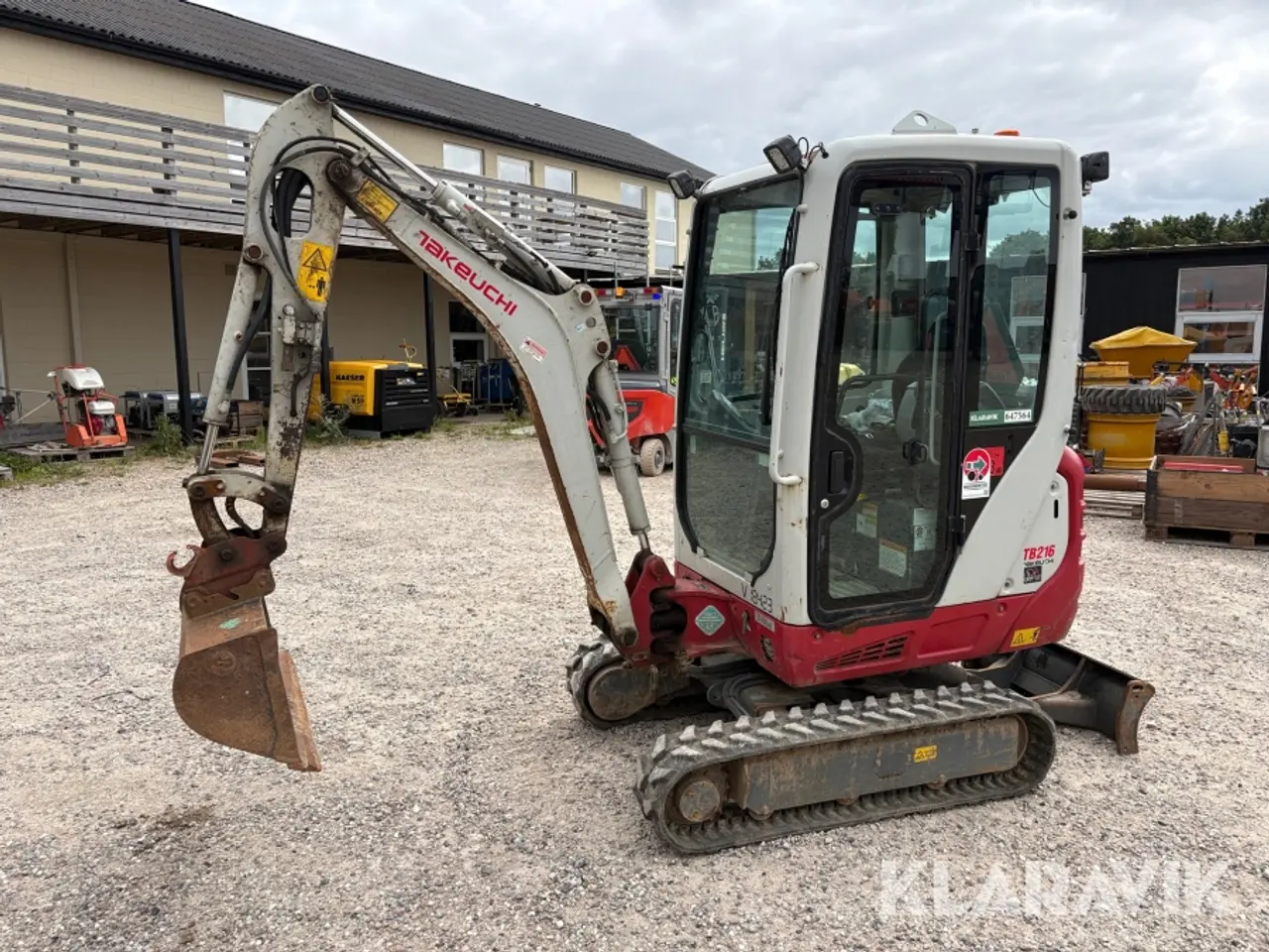 Billede 1 - Gravemaskine Takeuchi TB216 med kabine
