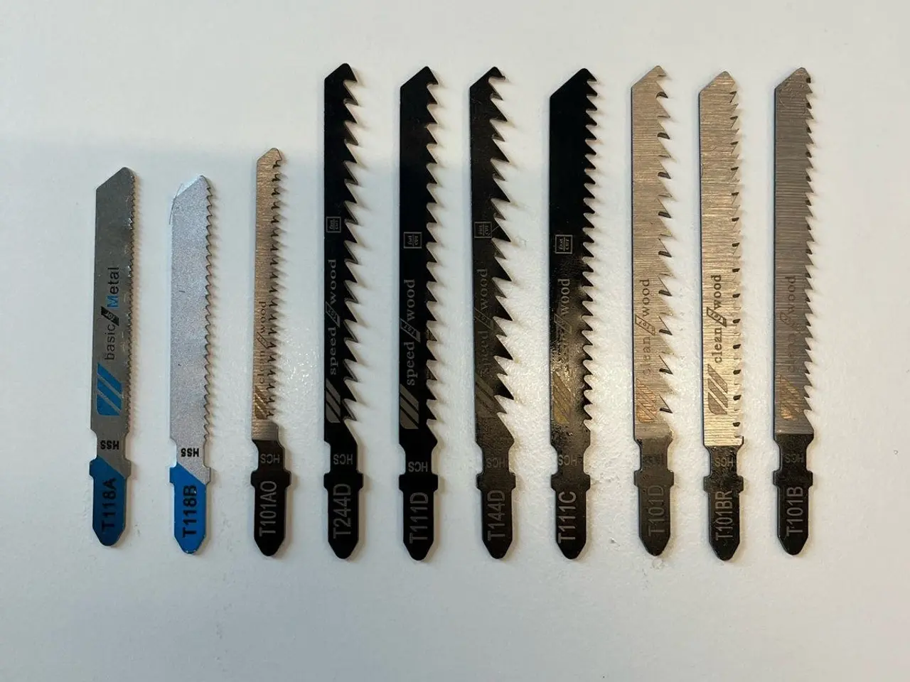 Billede 1 - Stiksavklinger til metal og træ, 10 stk