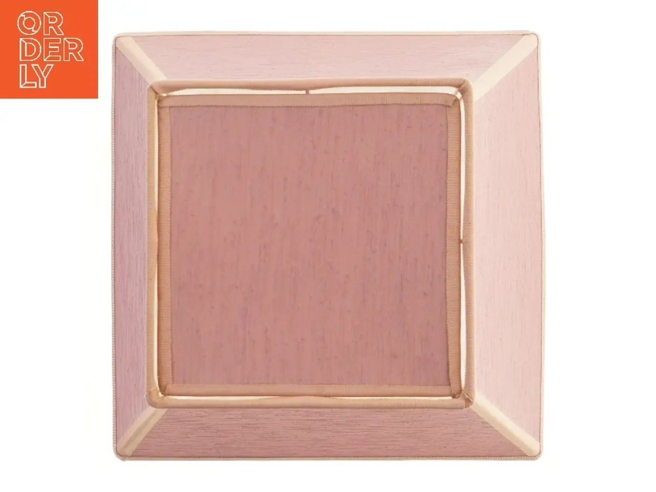 Billede 5 - 2 Lyserøde silke lampeskærmme (str. 35x35x35 cm)