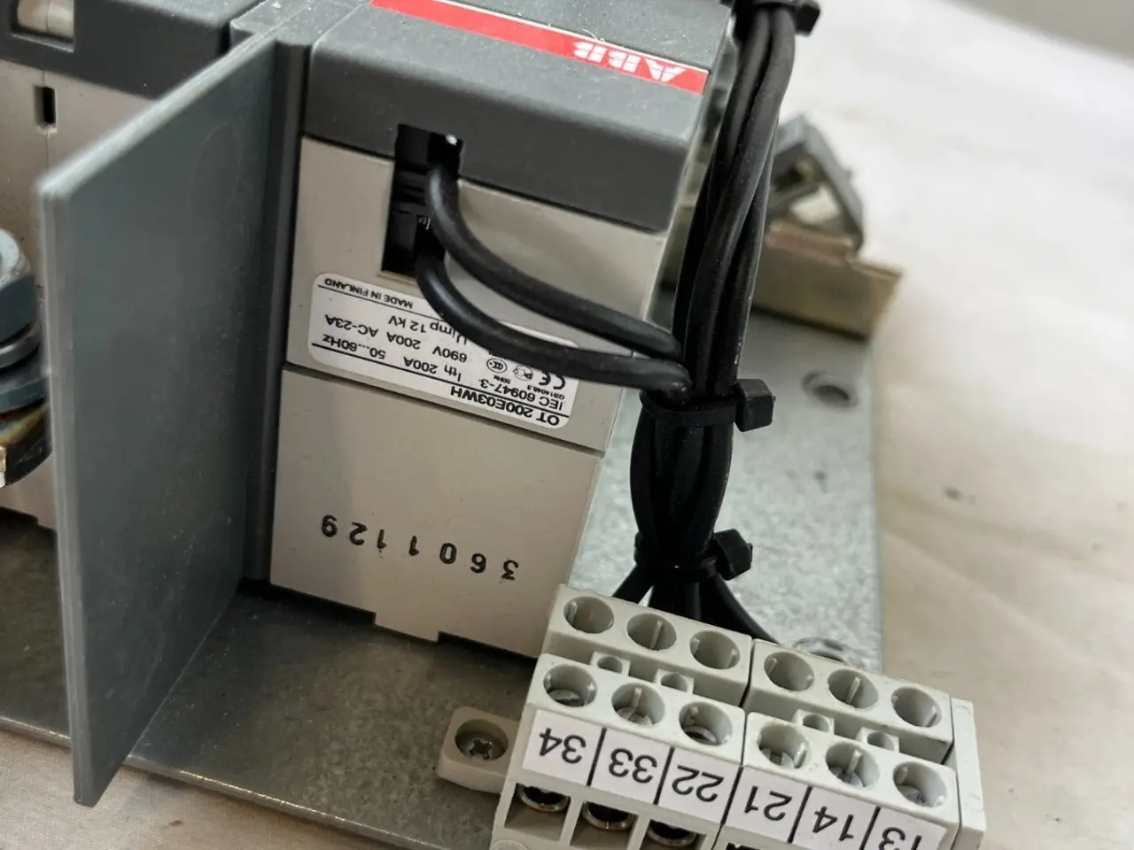 Billede 8 - ABB 3‑Pole Load Break / kontakt‑Disconnector ~200