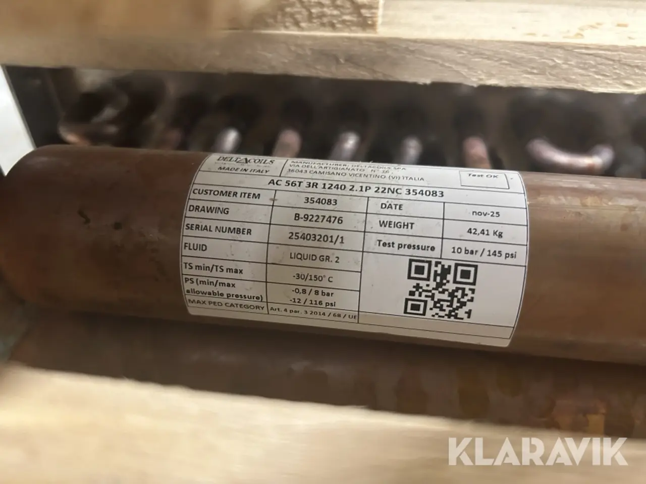 Billede 4 - Lamelvarmeveksler DeltaCoil AC 56T
