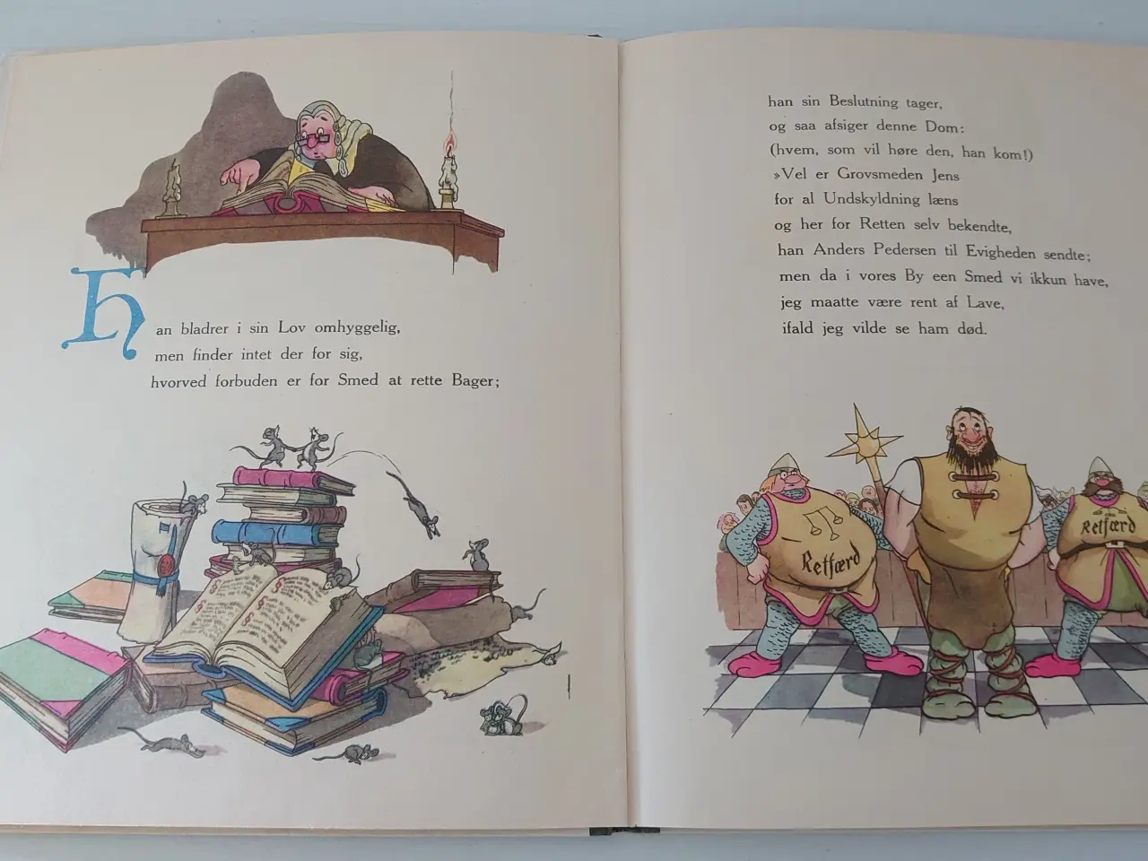 Billede 2 - Johan Herman Wessel: Smeden og Bageren.