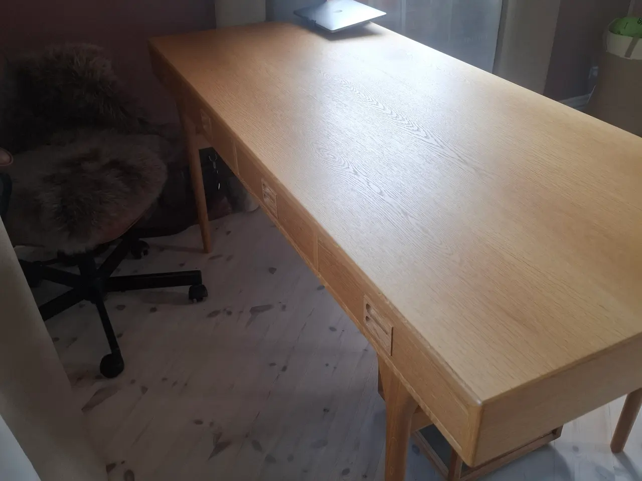 Billede 4 - Nanna Ditzel ND93 skrivebord – Eg – 4