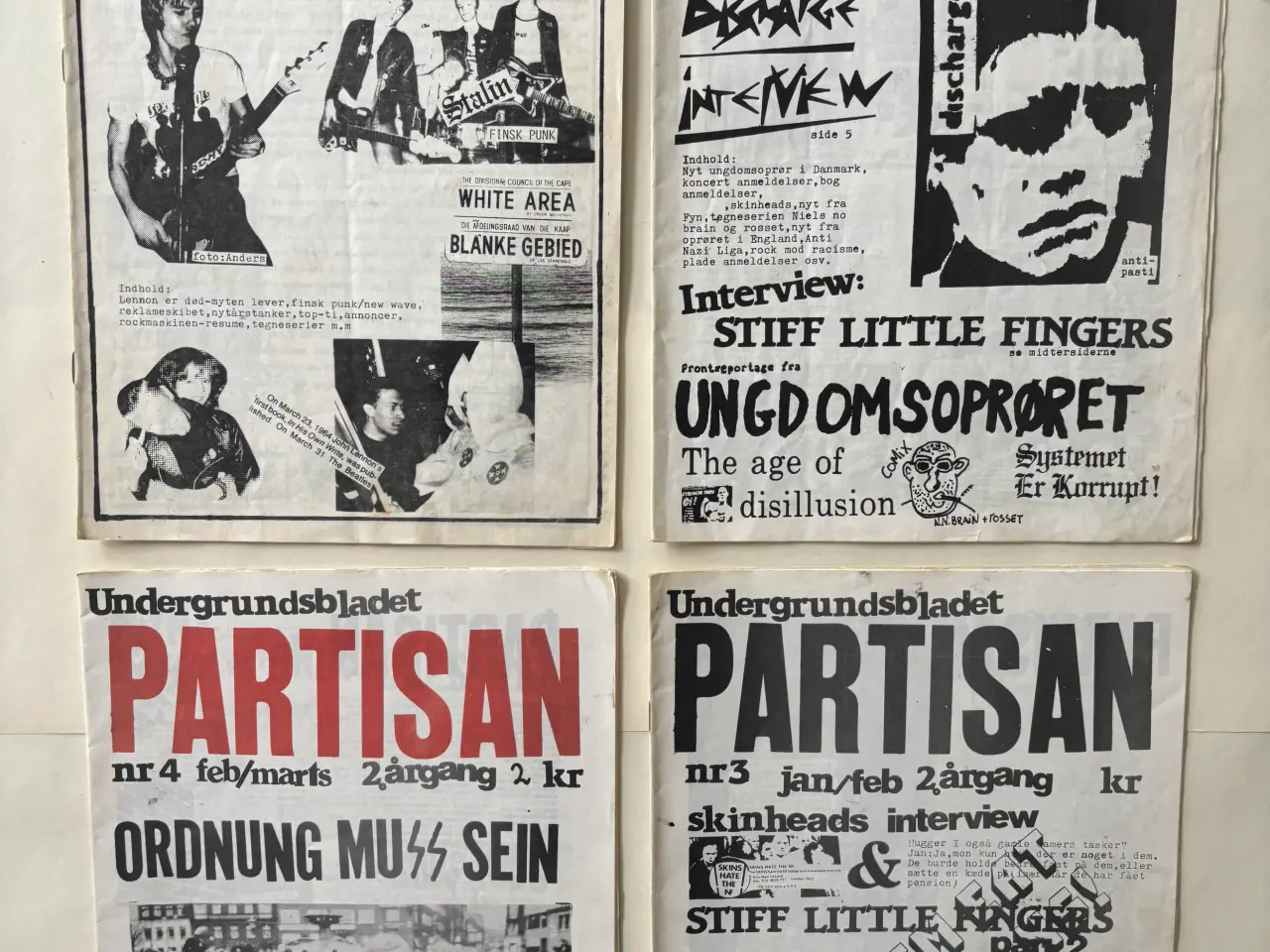 Billede 1 - PARTISAN (komplet #1‑13) - Dansk punk- & undergrun