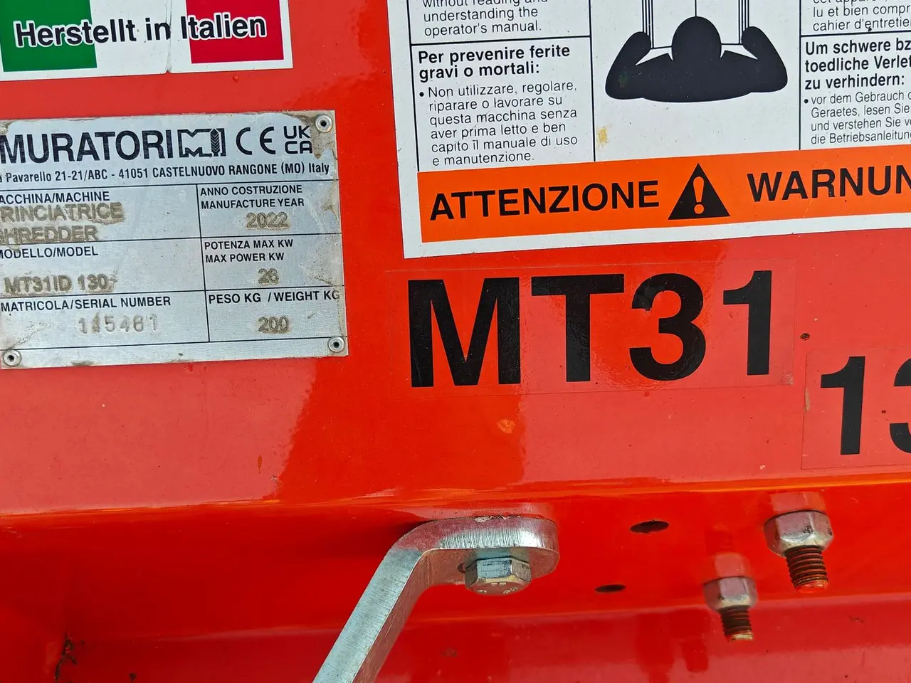 Billede 6 - Muratori mt31 130 Kørt ganske lidt