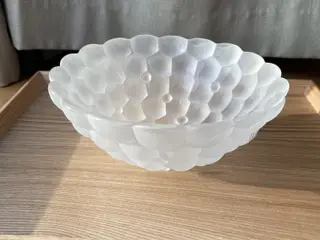 Orrefors raspberry skål