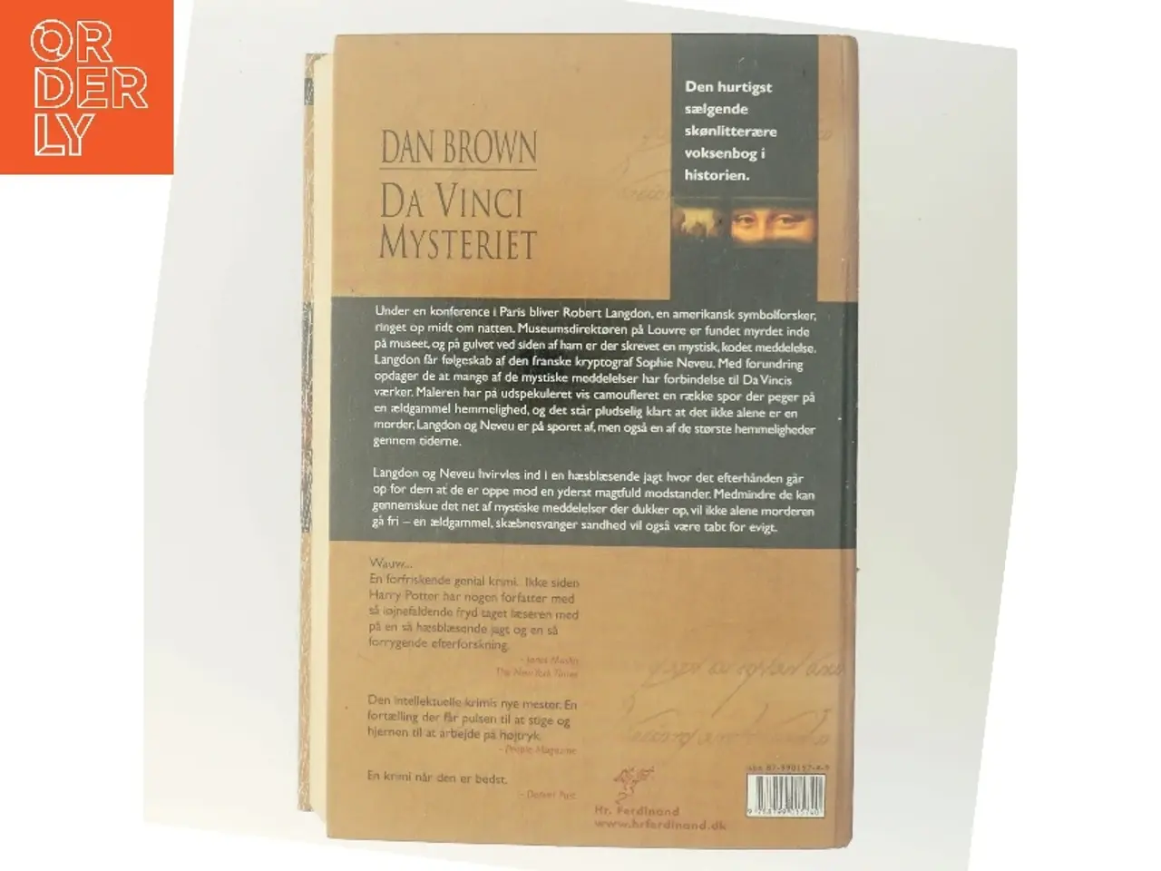 Billede 3 - Da Vinci Mysteriet af Dan Brown (Bog)