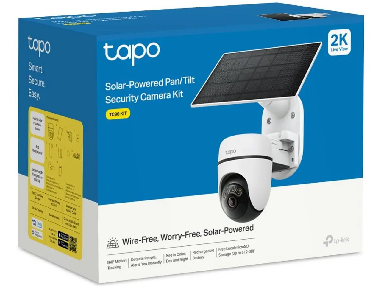 Billede 4 - Overvågningskamera TP-Link Tapo TC90 KIT med solpanel