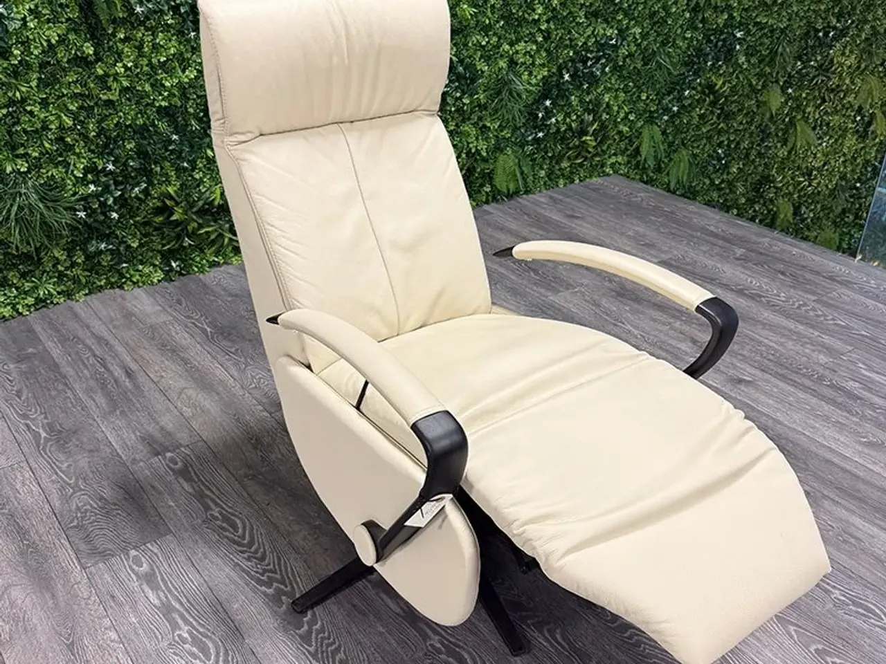 Billede 3 - LS335 - L - Gasfjeder - Hvid læder