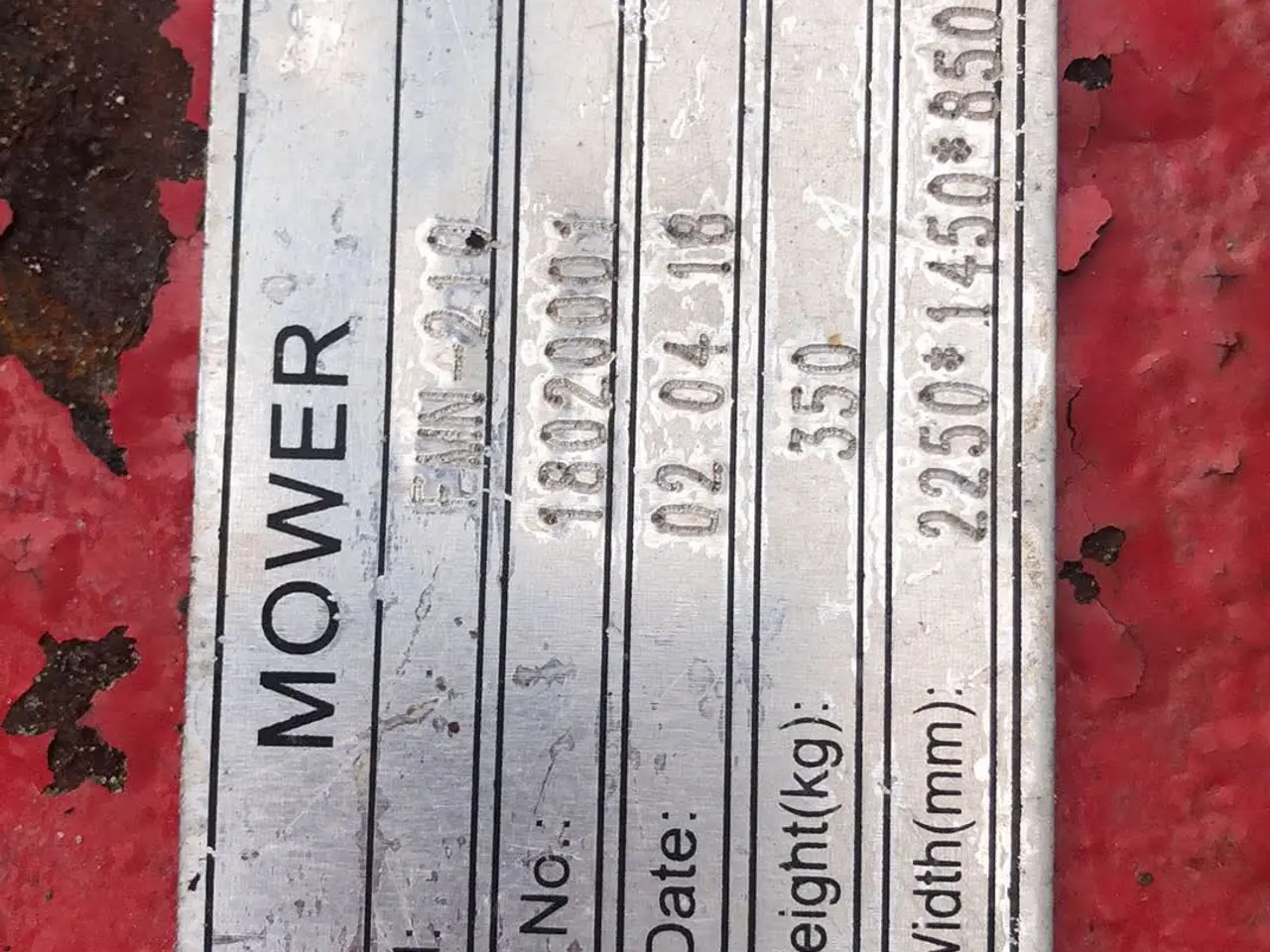 Billede 6 - Mower brakpudser 2.10 meter