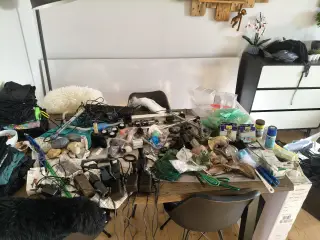 Kæmpe akvarie lot. 