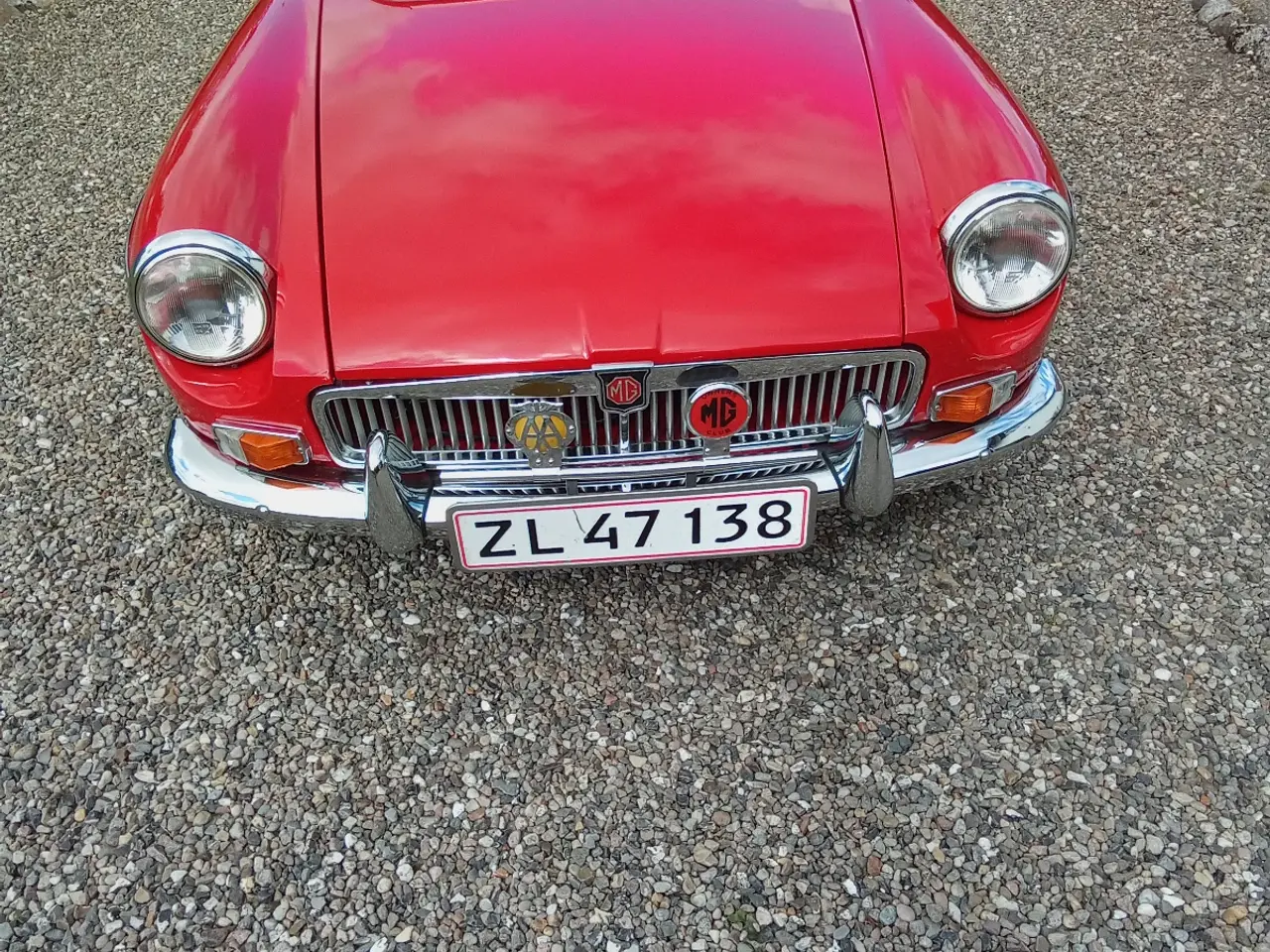 Billede 3 - RØD MGB ÅRG 1973 MED ELEKTRISK OVERDRIVE 