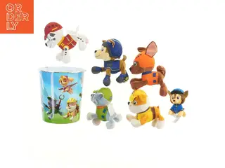 Paw Patrol figur sæt fra Paw Patrol (str. Ø 21 cm længde 22 cm)