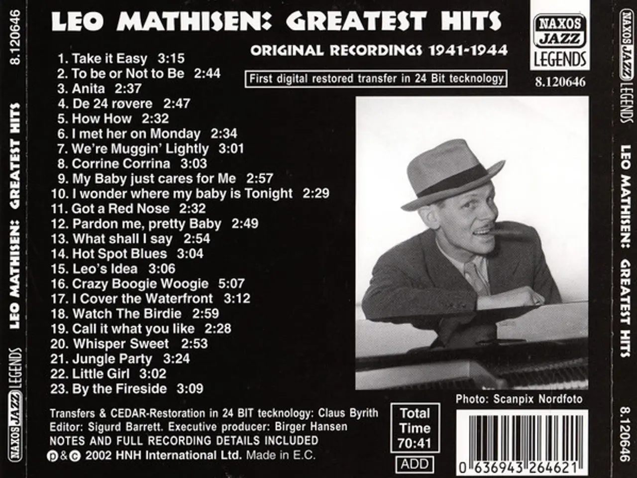 Billede 2 - Leo Mathisen – Greatest Hits, Original… – CD