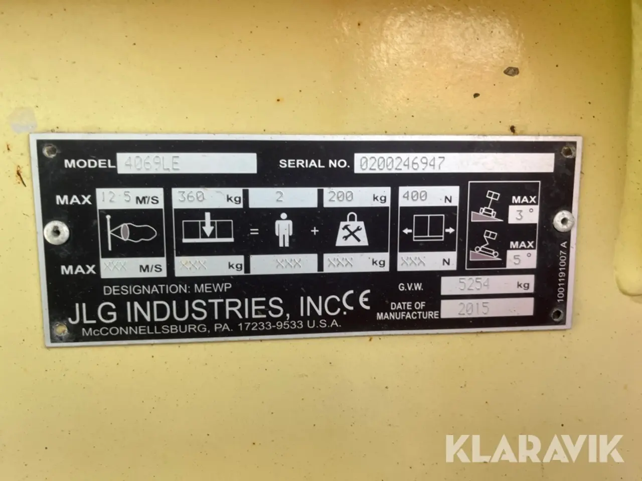 Billede 8 - Sakselift JLG 4069LE 14meter