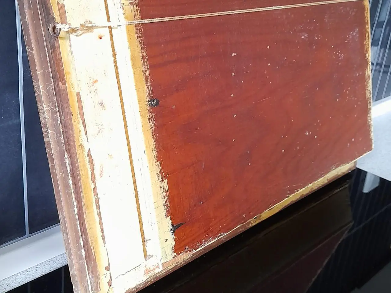 Billede 3 - Halvmodel af en firmastet bark.