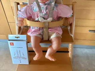 Trip trap Stokke stol med stokkesele og ryglæn