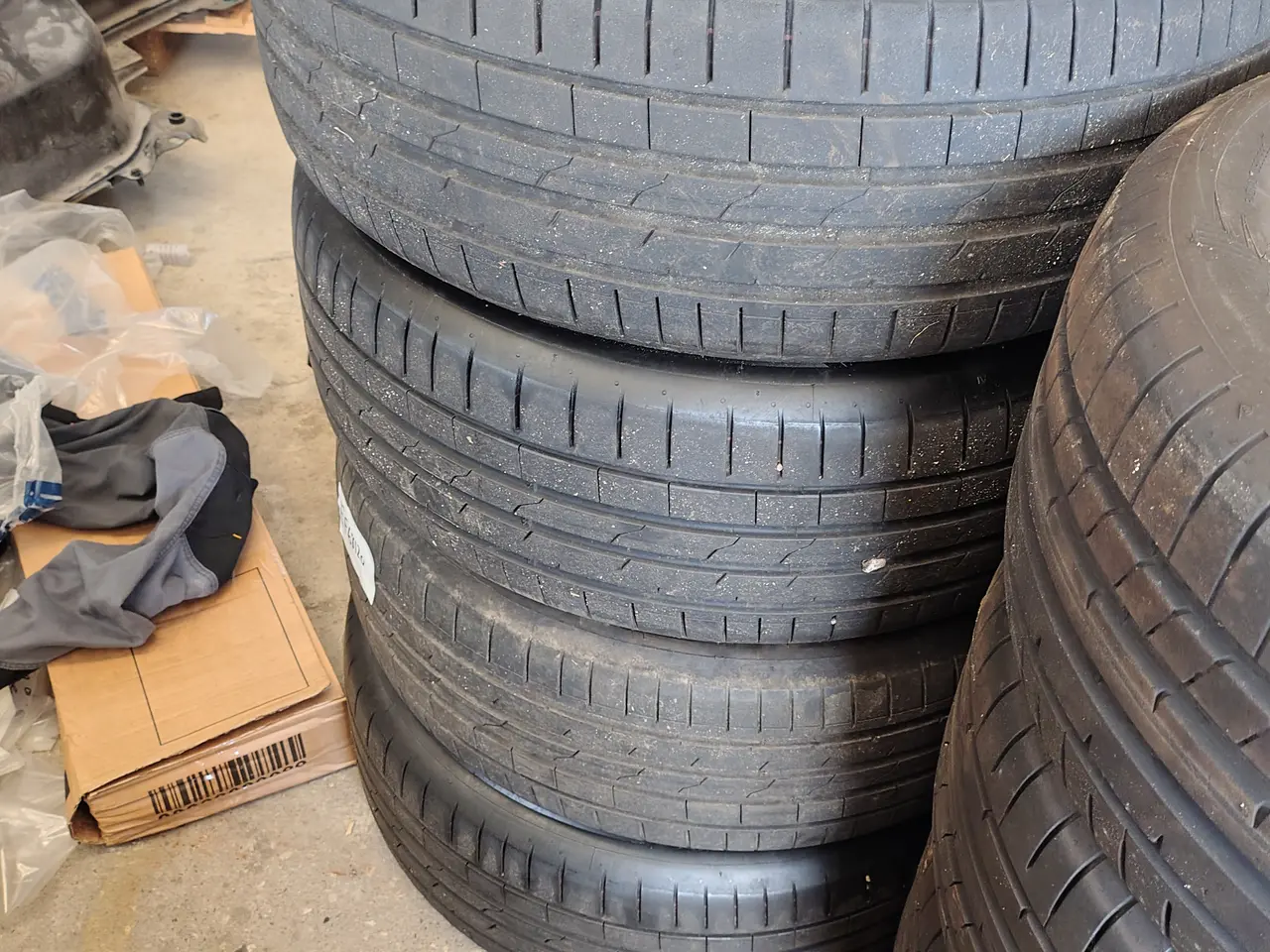 Billede 1 - Fire dæk HANKOOK 225/55 R 18