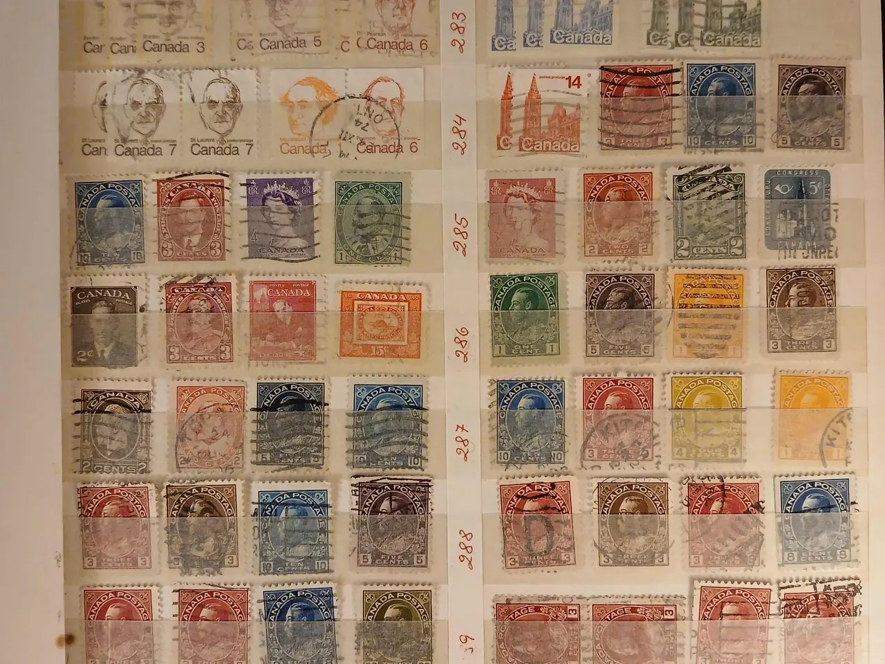 Billede 3 - Canada (267) 2 årsmapper m.m.