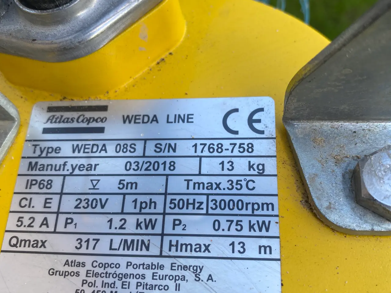 Billede 2 - Atlas copco dykpumpe