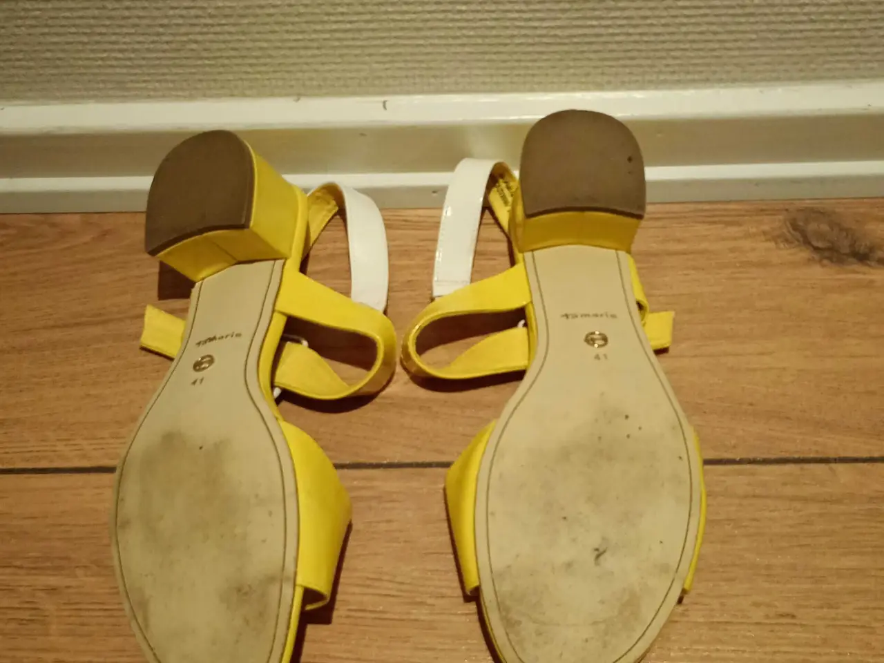 Billede 3 - Damesandaler med elastik, TAMARIS, skind, str. 40