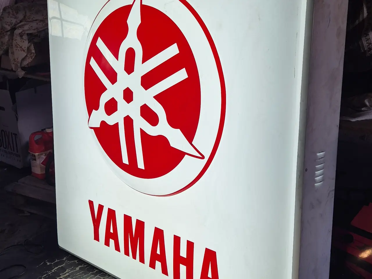 Billede 4 - Yamaha reklame skilt med lys