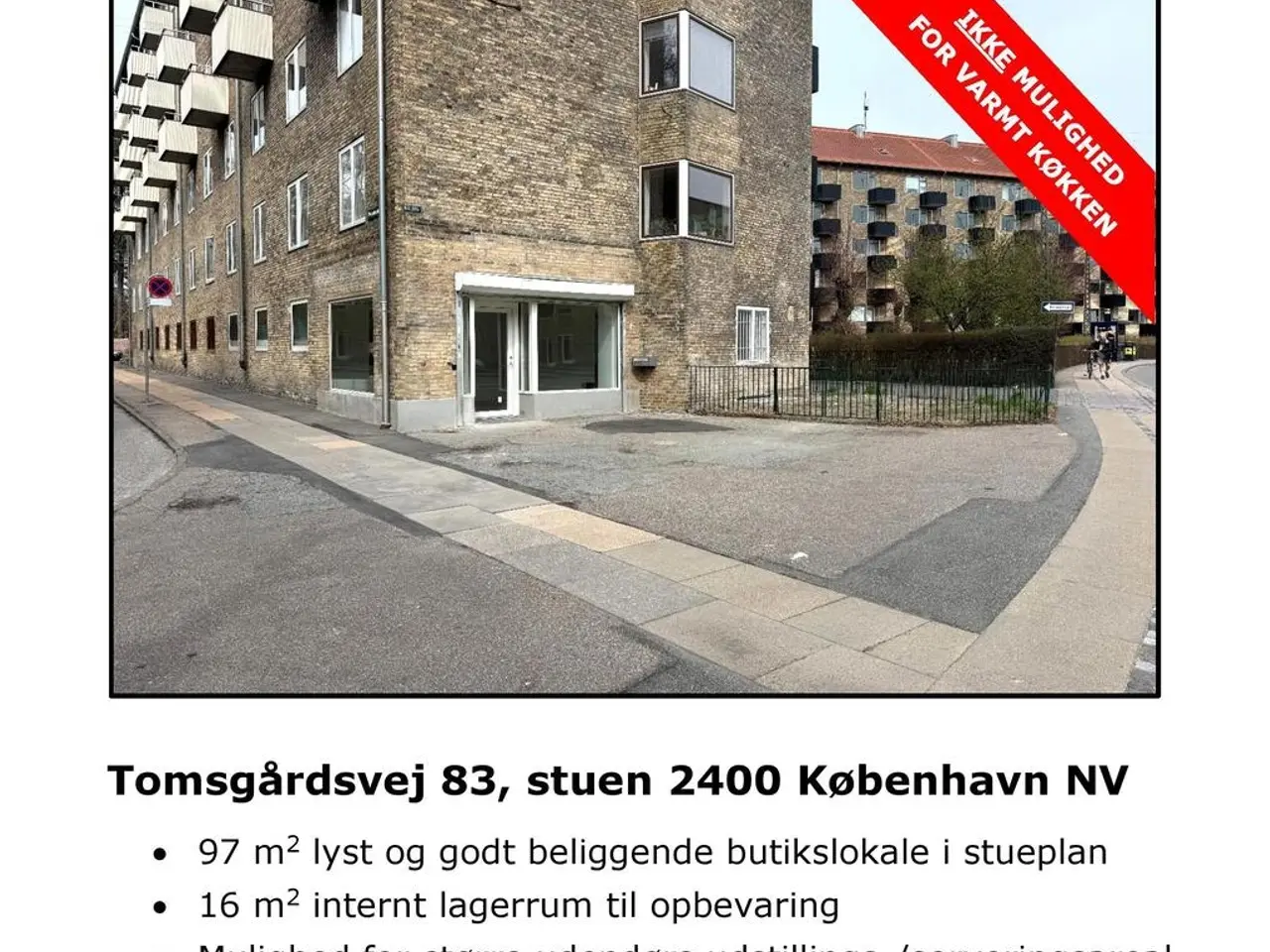 Billede 1 - SUPER GODT BELIGGENDE LOKALE UDLEJES