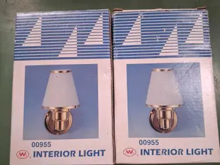 Messing skotlampe