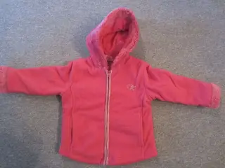 Pink fleece jakke - trøje str. 104