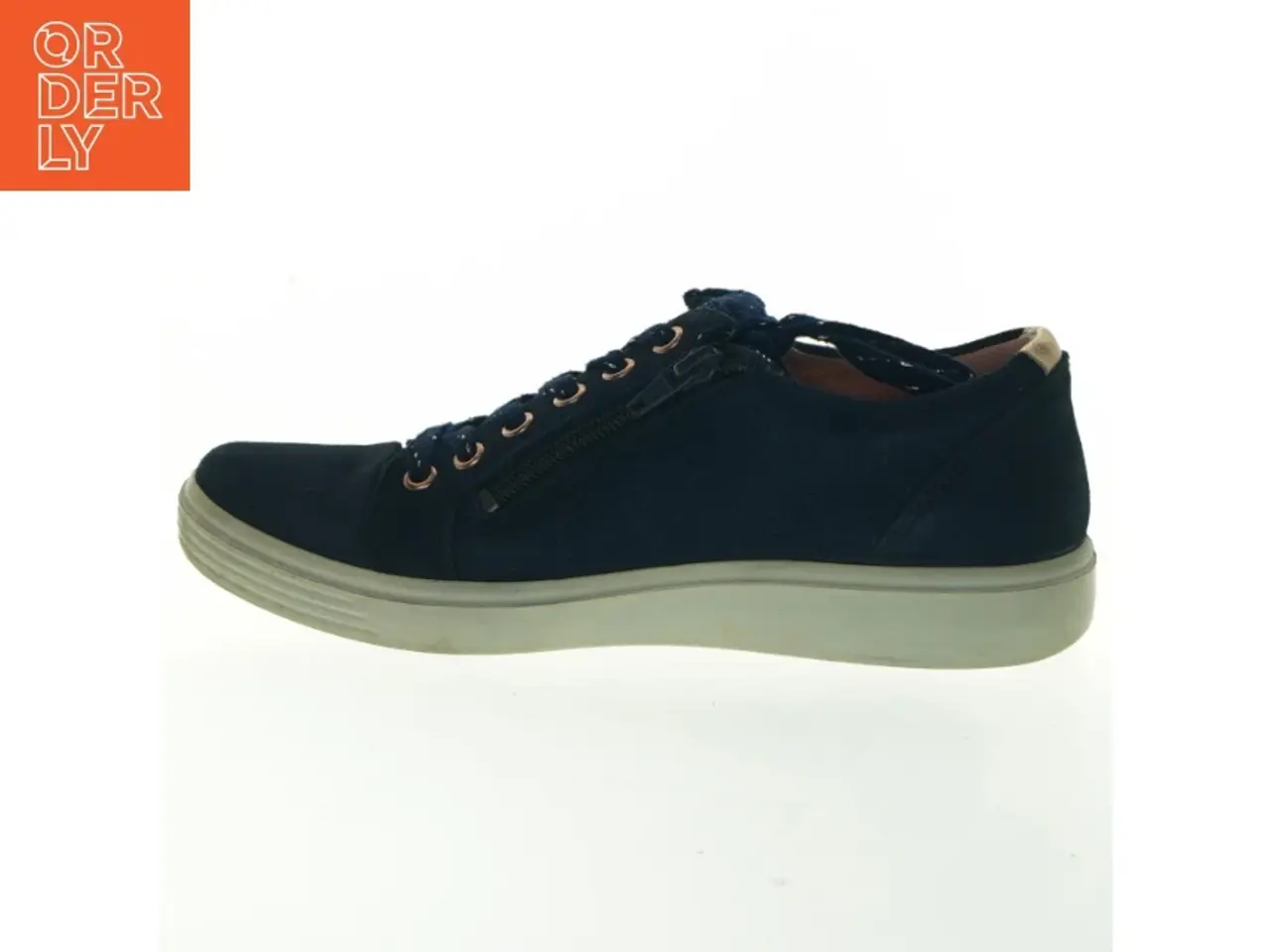 Billede 1 - Brugte mørkeblå sneakers fra Ecco (str. 37 cm)