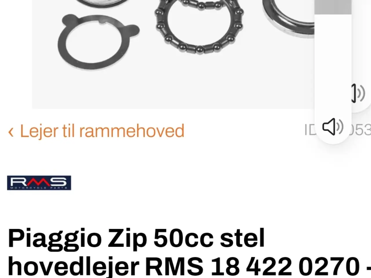 Billede 1 - Lejer piaggio zip