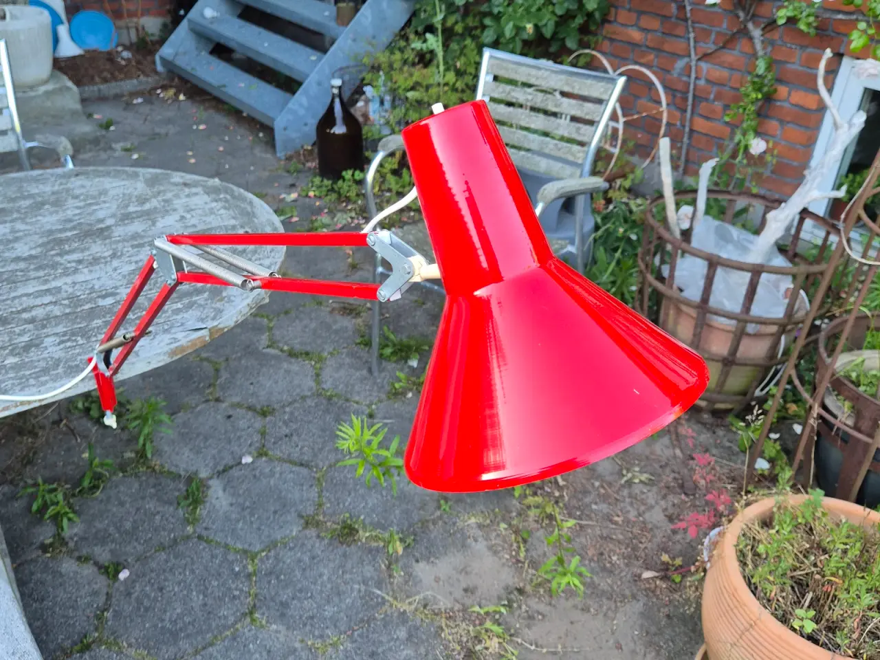 Billede 13 - Klassisk rød arkitektlampe i dansk design 