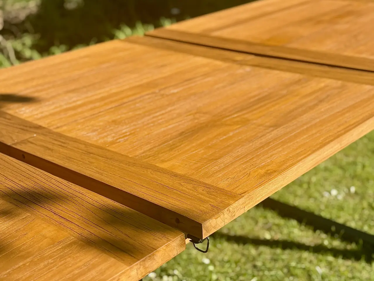 Billede 6 - Eksklusivt nyrenoveret massivt teakbord – Indoor &