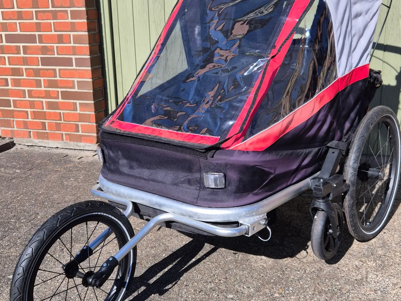 Billede 4 - Cykelanhænger / klapvogn / Jogger
